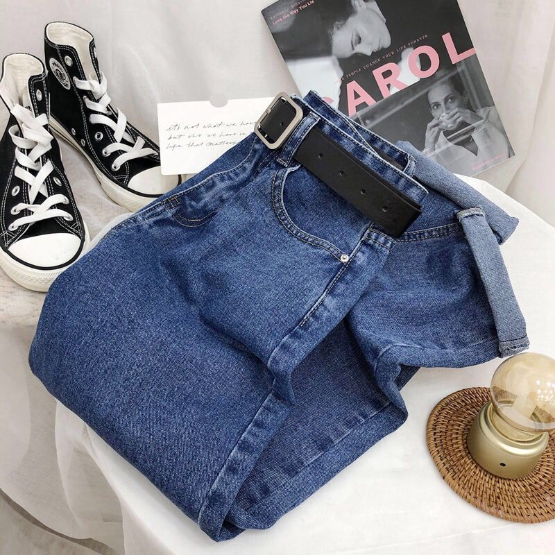 Versatile Straight Loose Wide Leg Jeans For Women