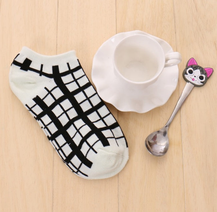 Comfortable Warm Cotton Girl Women Ankle Socks