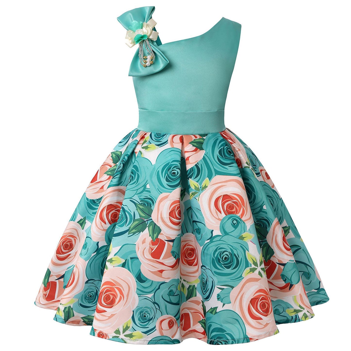 Girls' Dresses Girls' Princess Dresses Digital Print