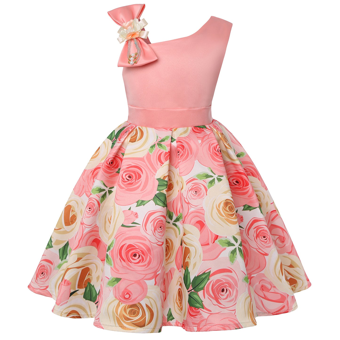 Girls' Dresses Girls' Princess Dresses Digital Print