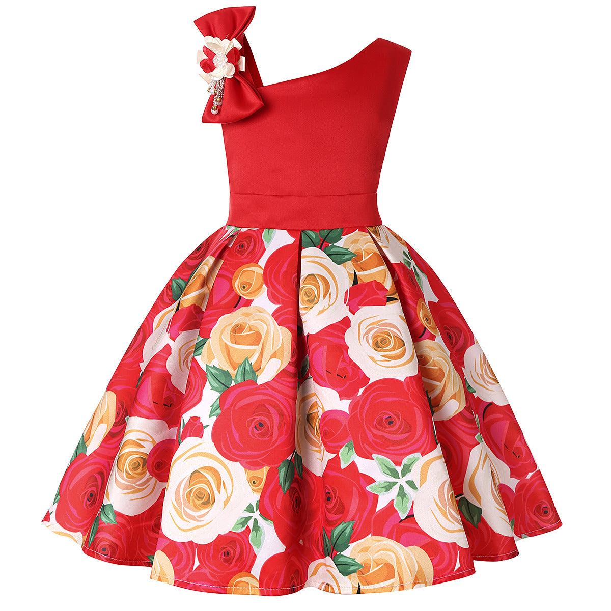 Girls' Dresses Girls' Princess Dresses Digital Print