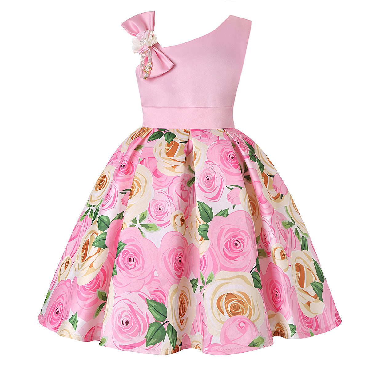 Girls' Dresses Girls' Princess Dresses Digital Print