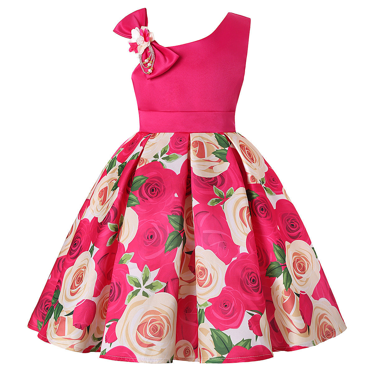 Girls' Dresses Girls' Princess Dresses Digital Print