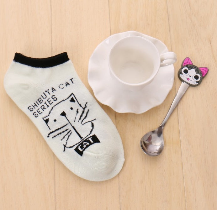 Comfortable Warm Cotton Girl Women Ankle Socks
