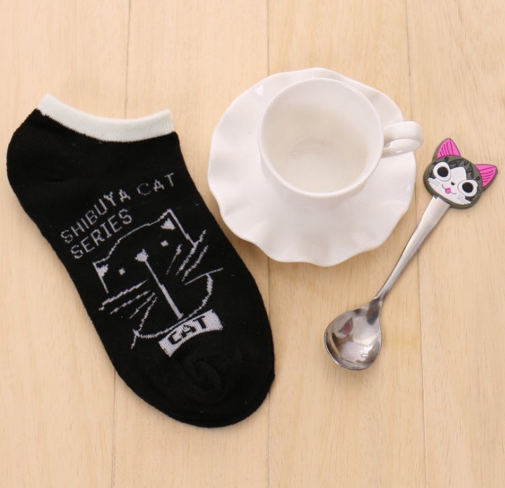 Comfortable Warm Cotton Girl Women Ankle Socks