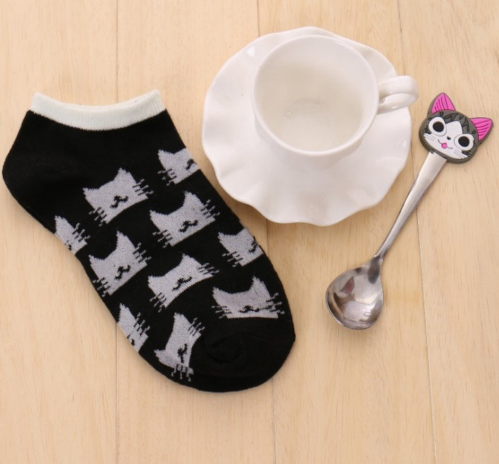 Comfortable Warm Cotton Girl Women Ankle Socks