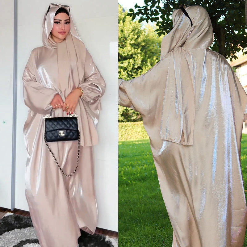 Dubai Muslim Robe Women's Clothing With Headscarf (Overseas)