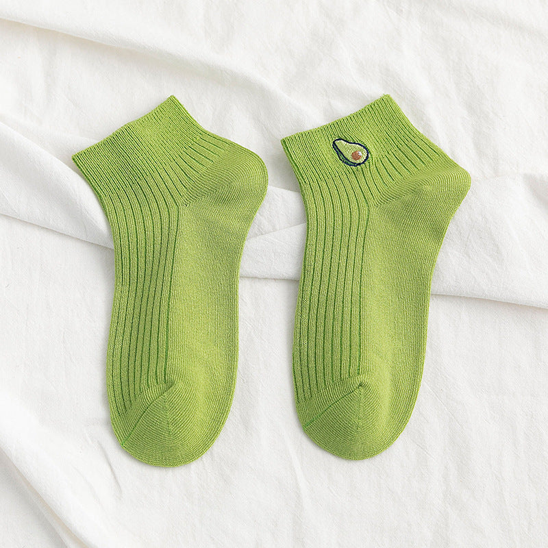 New Cartoon Female Mid-tube Cute Bear Cotton Socks