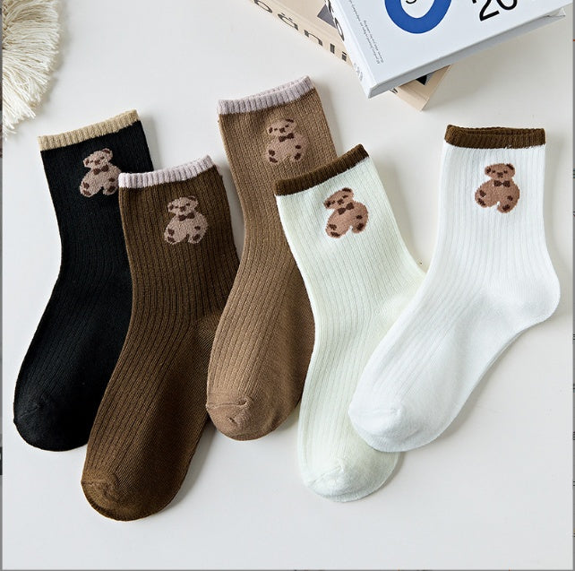Fashionable And Warm Women Socks Fall In Tube