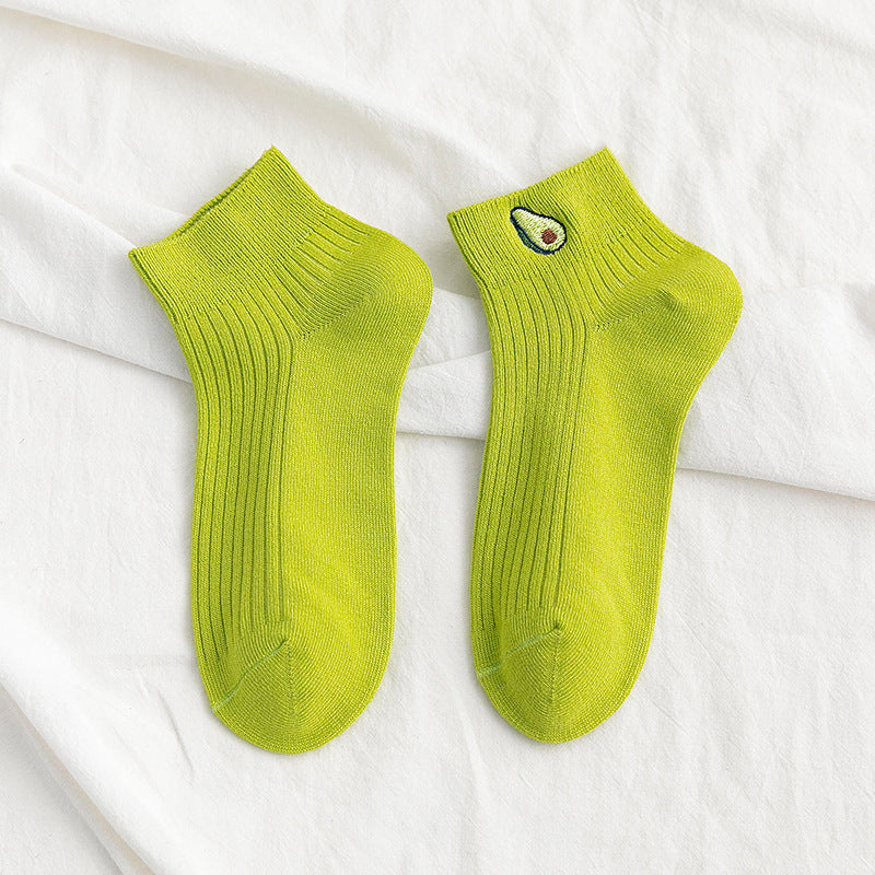 New Cartoon Female Mid-tube Cute Bear Cotton Socks