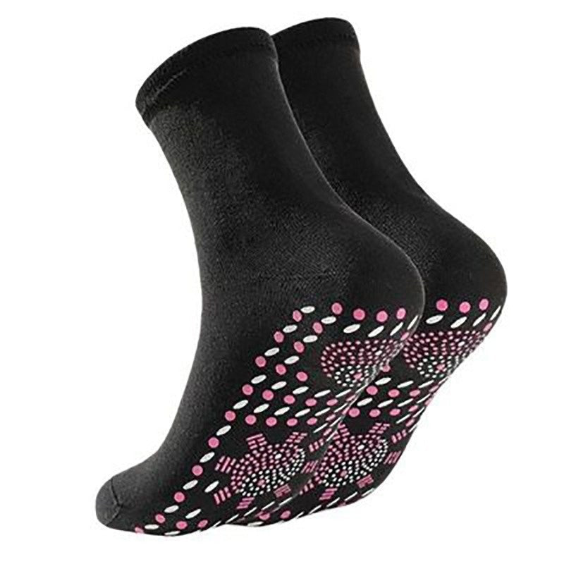 1 pair Self-heating Socks Foot Massage Thickened Middle