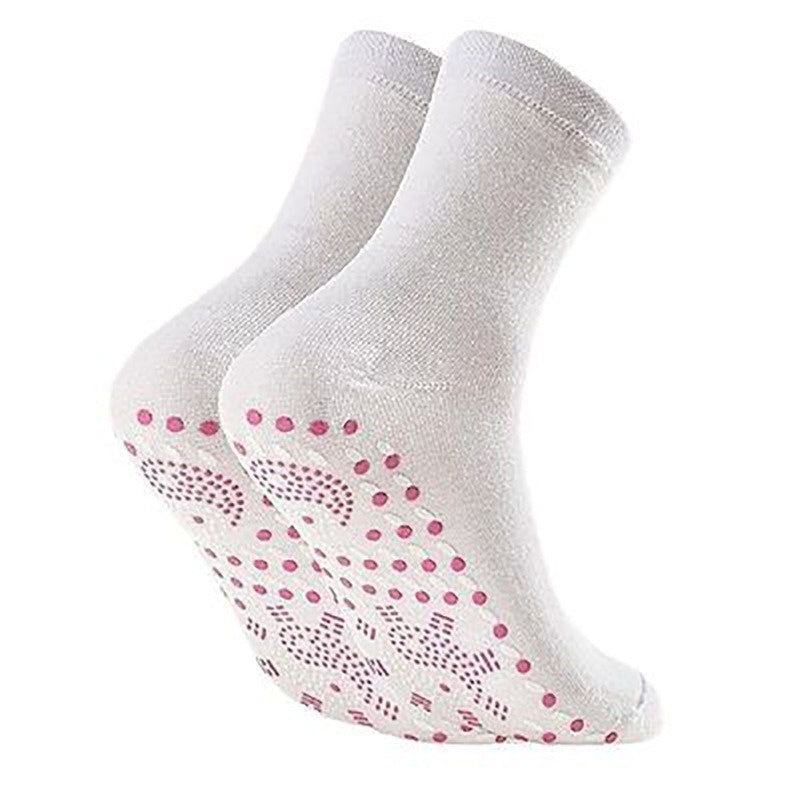 1 pair Self-heating Socks Foot Massage Thickened Middle