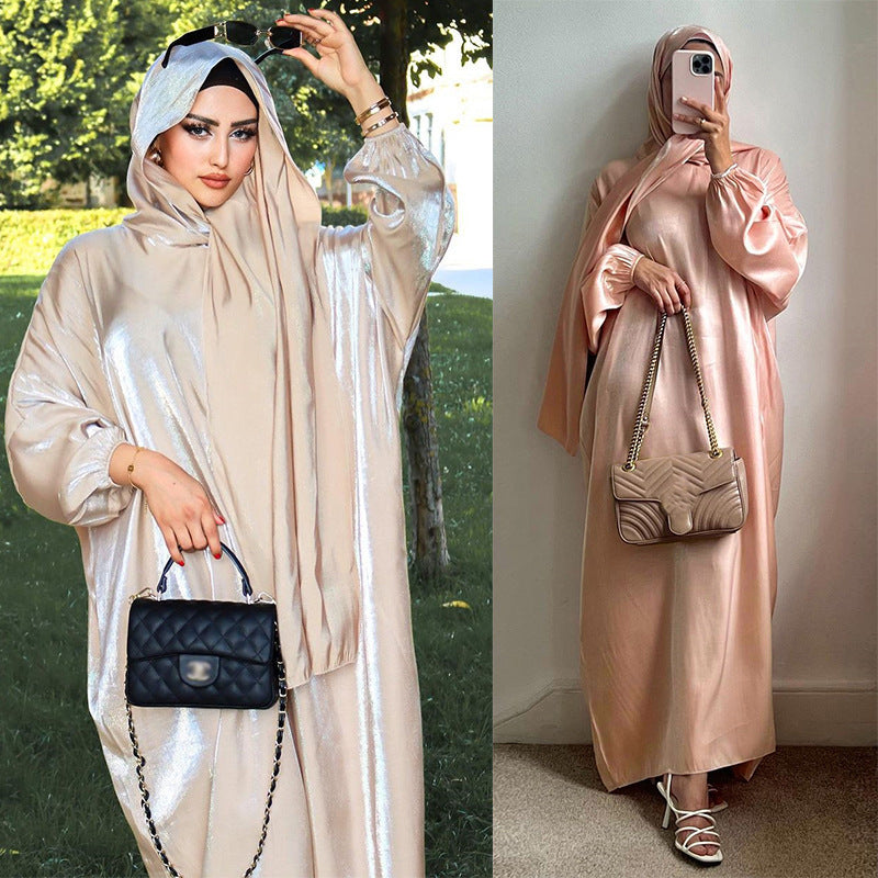 Dubai Muslim Robe Women's Clothing With Headscarf (Overseas)