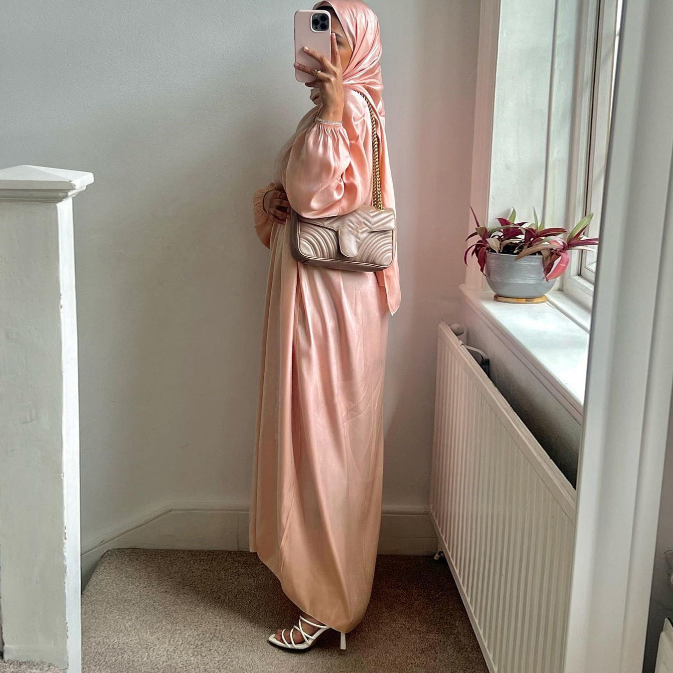 Dubai Muslim Robe Women's Clothing With Headscarf (Overseas)
