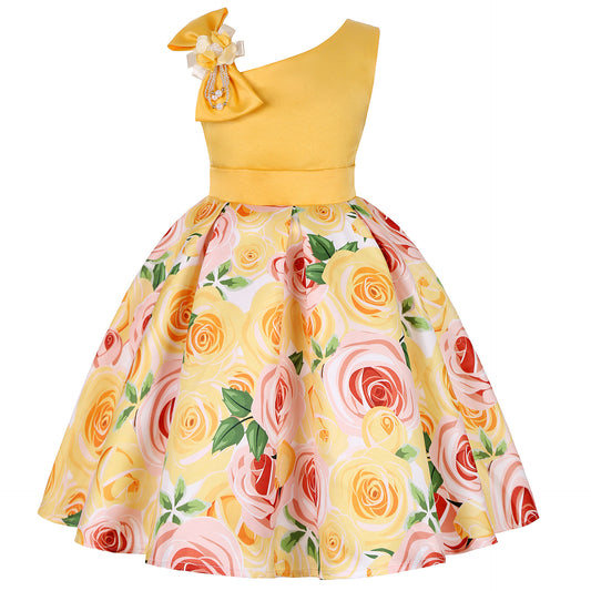 Girls' Dresses Girls' Princess Dresses Digital Print