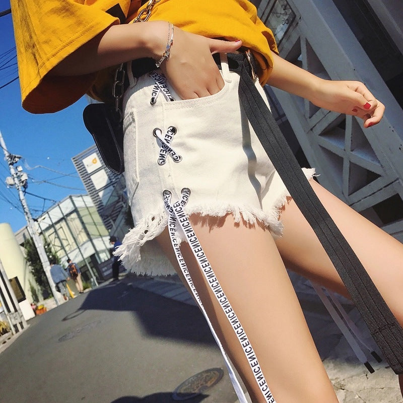 Denim jeans for women - Vintage Snowflake Inelastic