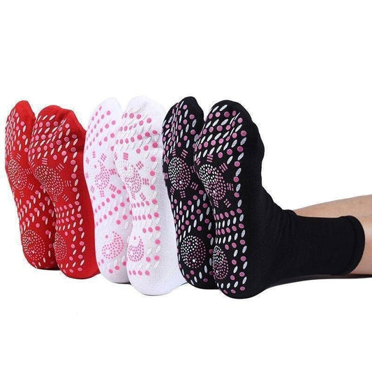 1 pair Self-heating Socks Foot Massage Thickened Middle